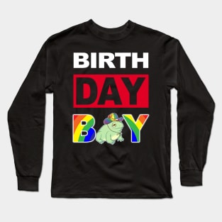 Birth Day Boy Long Sleeve T-Shirt